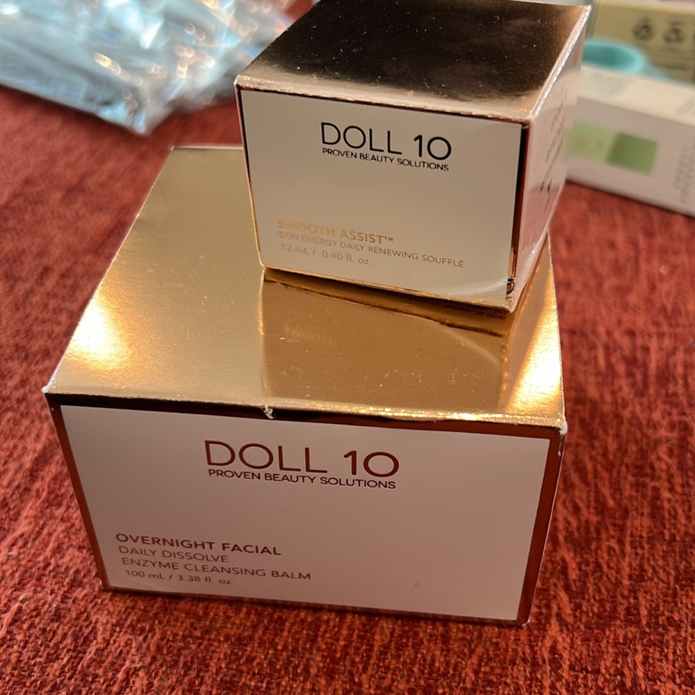 Overnight Facial Enzyme Cleansing Balm + Smooth Assist™ Daily Renewing Soufflé